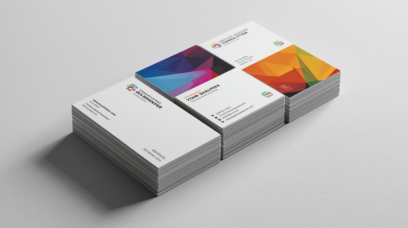 Gepersonaliseerde visitekaartjes set