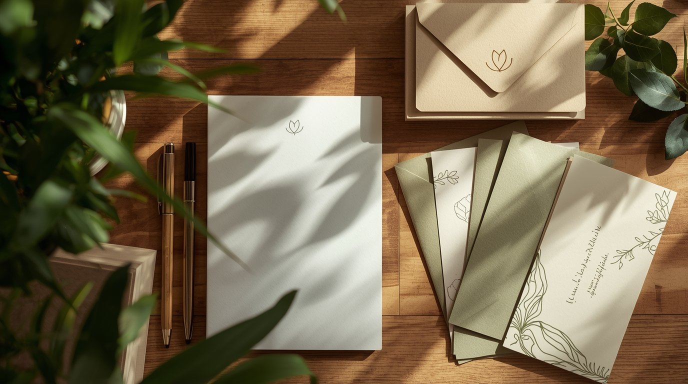 Complete eco-vriendelijke schrijfwaren set