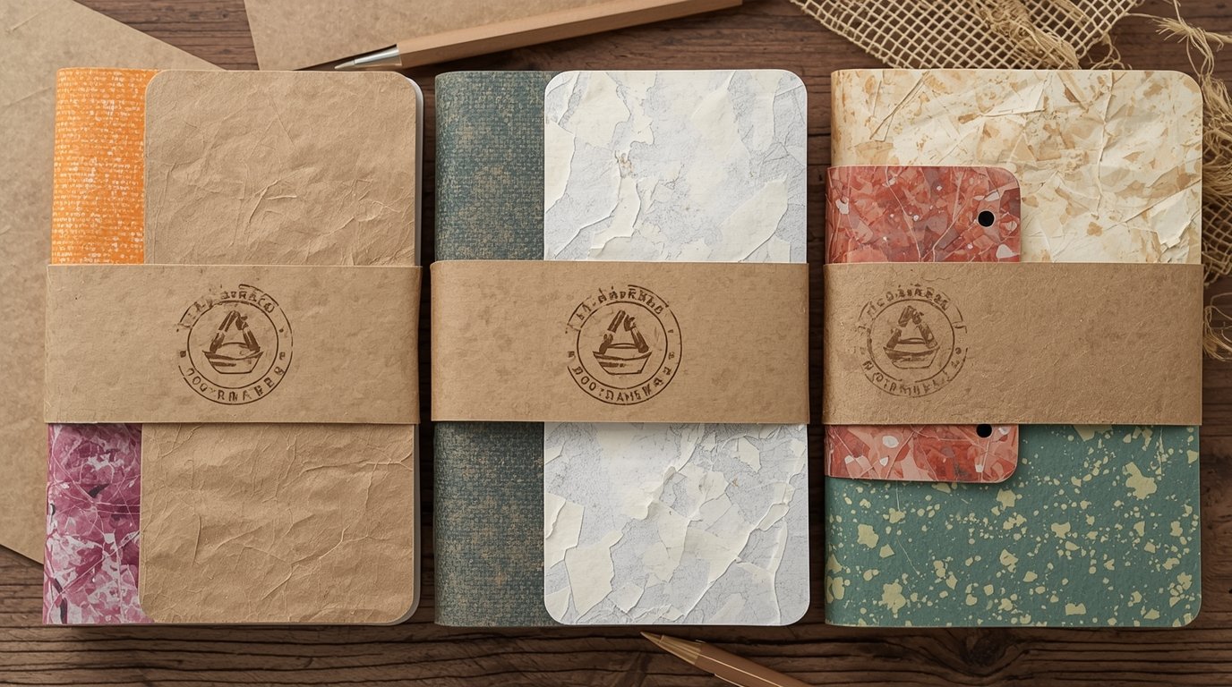 Gerecyclede papier notitieblokken